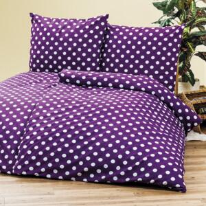 Bavlněné povlečení Fialová fantazie, 220 x 200 cm, 2 ks 70 x 90 cm